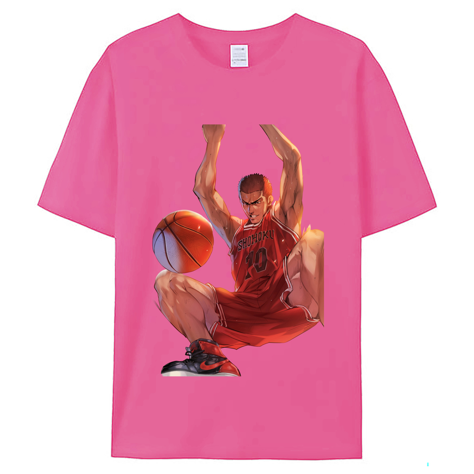 （画像用） SLAM DUNK／スラムダンク レディースカジュアルプリントTシャツ（綿100％）